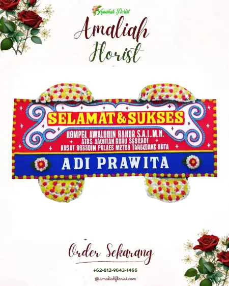 Papan Bunga Ucapan Selamat Sidototo